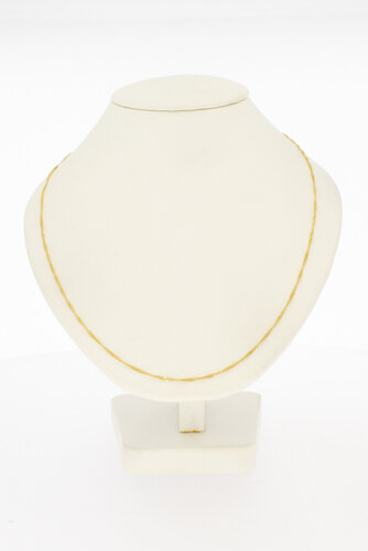 14 Karat Panzer Halskette - 50,4 cm 14 Karat Panzer Halskette - 50,4 cm