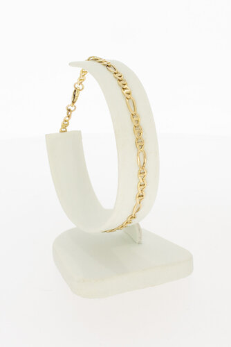 585 Anker Gold Armbändchen - 19,5 cm