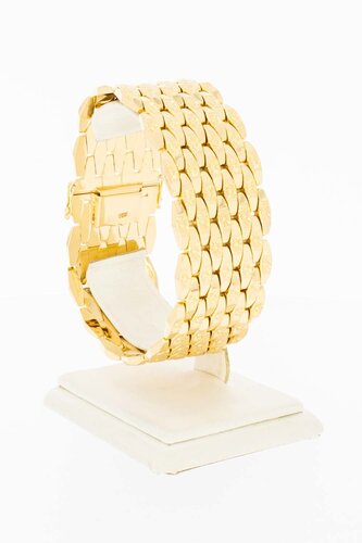 750 Vintage breites Goldarmband - 20 cm 750 Vintage breites Goldarmband - 20 cm