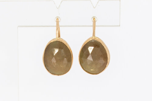 Saphiranhänger 585 Roségold - 2,2 cm