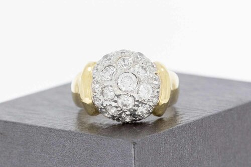 14 Karat Gold Damen Ring - 19,2 mm