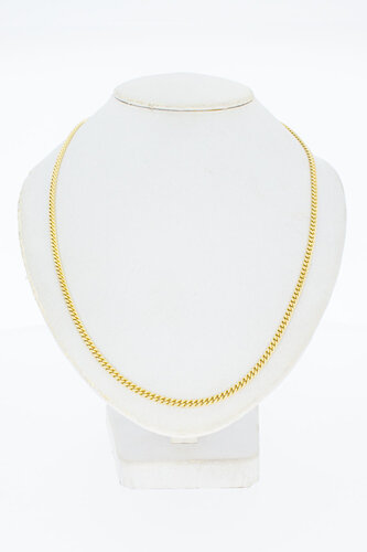 14 Karat Goldene Panzer Gliederkette - 61,6 cm 14 Karat Goldene Panzer Gliederkette - 61,6 cm