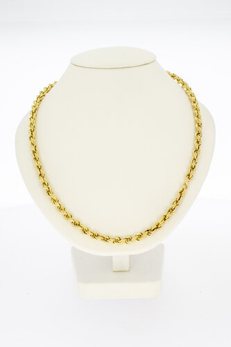 Kordelkette 14 Karat Gold - Länge 48 cm