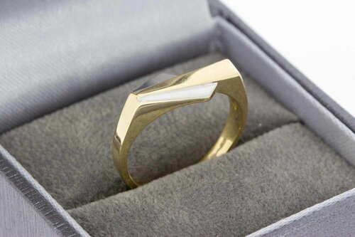 Bicolor Goldring 14 Karat Gold - 17.6