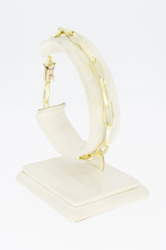 Paperclip Armband 14 Karat  - 21,3 cm
