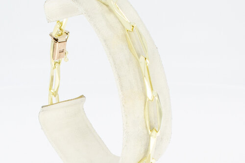 Paperclip Armband 14 Karat  - 21,3 cm