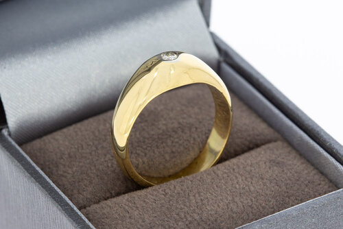 750 Gold Pinky Herrenring - 18,1 mm