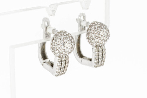 Gold Ohrstecker 14 Karat mit Zirkonia