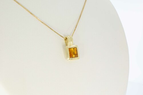 14 Karat Edelstein Damen anhänger - 2 cm