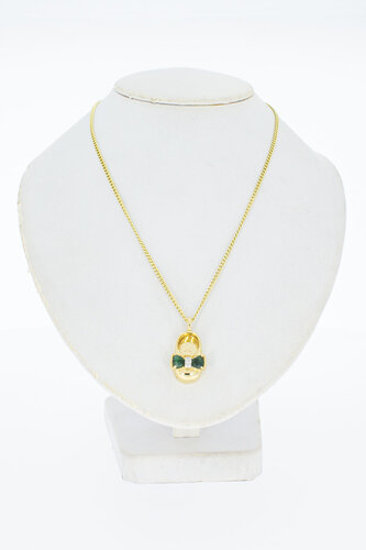 585 Gold Edelstein Anhänger Damen