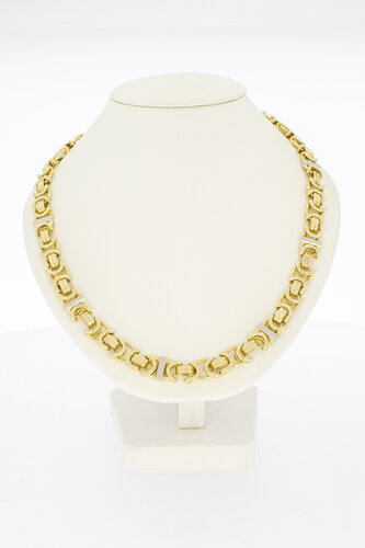 Flache 585 Gold Herren Königskette - 73 cm