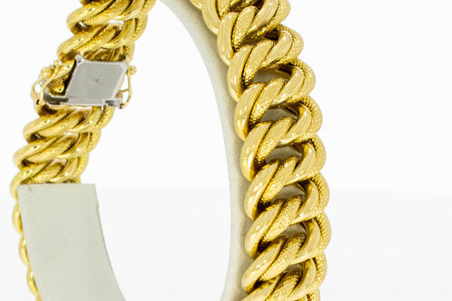 Geflochtenes Armband 18 Karat Gold - 21 cm