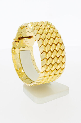 Retro Armband 750 Gelbgold - 20,1 cm