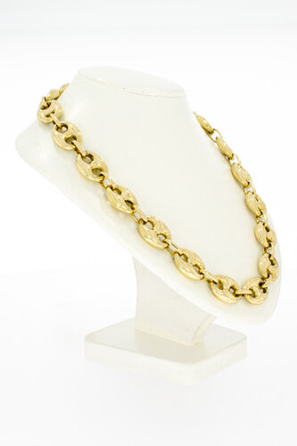 Anker 750 Gelb Goldene Kette - 62,5 cm