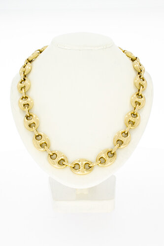 Anker 750 Gelb Goldene Kette - 62,5 cm