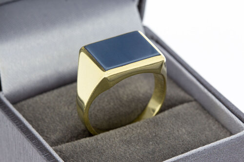 Herren Siegel Ring 585 Gold - 19,5 mm