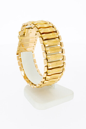 Breites Armband 18 Karat Gold - 19,4 cm