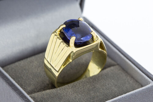 Saphir Ring 585 Gelbgold - 19,8 mm