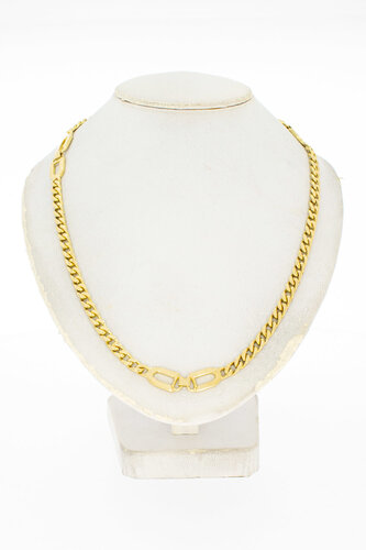 Panzer Goldkette 18 Karat - 91,5 cm