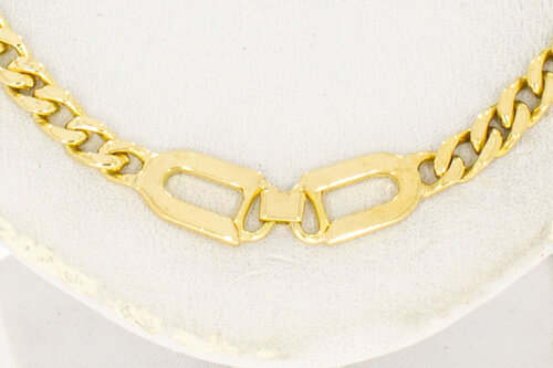 Panzer Goldkette 18 Karat - 91,5 cm