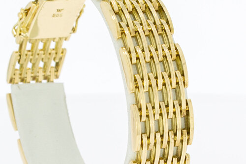 Vintage 585 Goldarmband - 19,1 cm