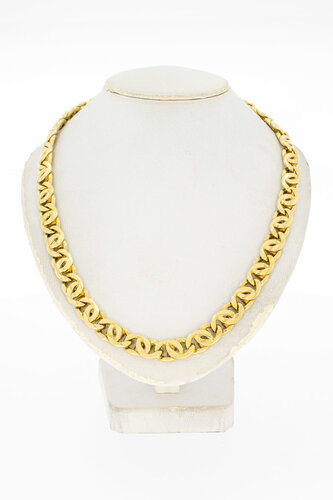 Falkenauge Halskette 18 Karat - 47,2 cm