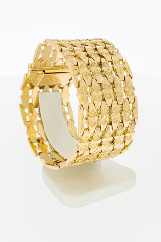 Breites Armband 18 Karat Roségold - 19,8 cm