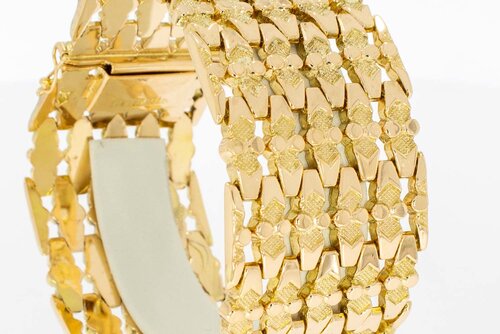 Breites Armband 18 Karat Roségold - 19,8 cm