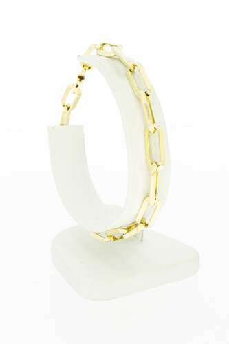 Paperclip Armband 14 Karat - 20,9 cm