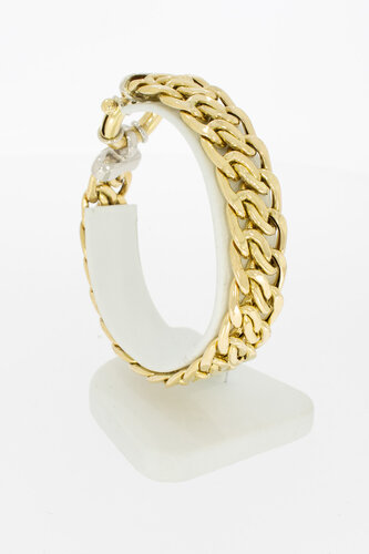 750 Gelbgold Gliederarmband - 21 cm