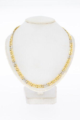 18 Karat Gold Falkenauge Kette - 61 cm