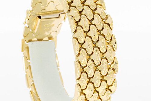 Breites Armband 750 Gold - 19,8 cm