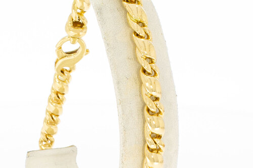18 Karat Gold Herrenarmband - 24,1 cm