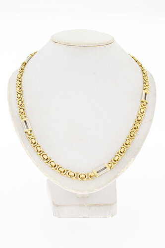 Flache Königskette 18 Karat Gold - 53,8 cm