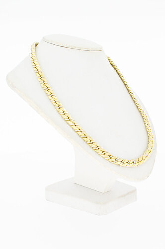 Geflochtenese Goldkettchen 750 - 44,7 cm