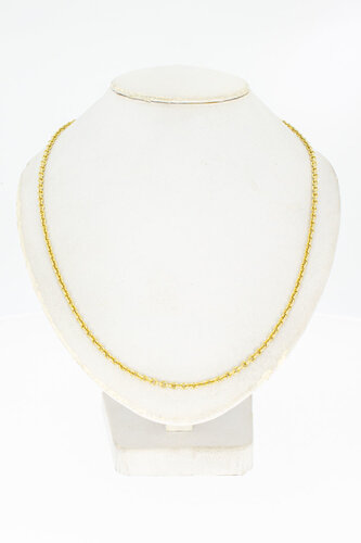 14 Karat goldene Anker Gliederkette - 60,3 cm