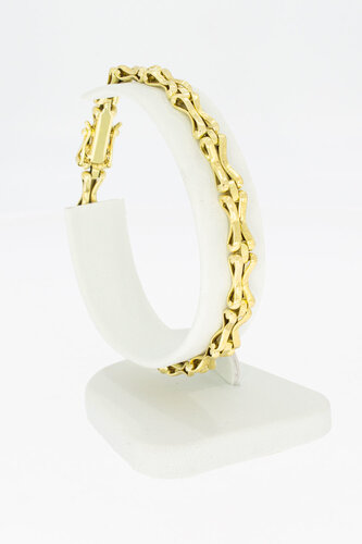 Glieder armband 14 Karat Gold - 19,1 cm