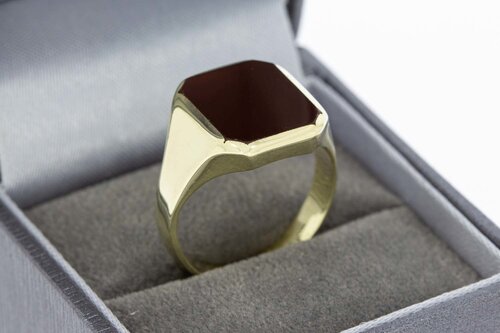 Karneol Siegelring 14 Karat - 19,1 mm
