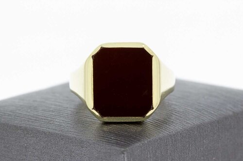Karneol Siegelring 14 Karat - 19,1 mm