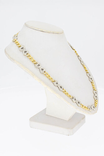 750 Gold Panzer Halskette - 50,1 cm