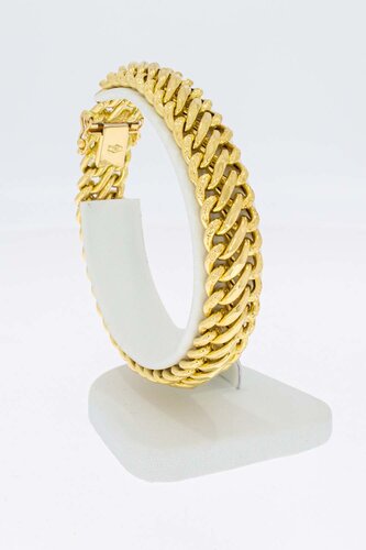 750 Gold geflochtenes Armband - 19,4 cm