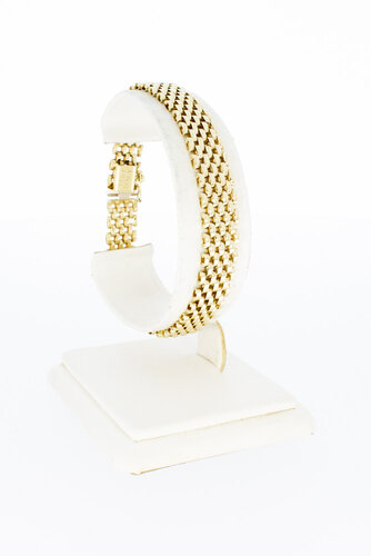 Goldbarren Armband 14 Karat - 19,1 cm