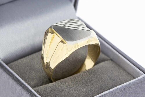 14 Karat Goldene Herren Ring - 21,2 mm