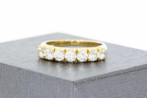 Zirkonia Damenring 14 Karat Gold - 17,5 mm