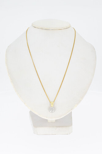 14 Karat Damen Anhänger mit Diamant