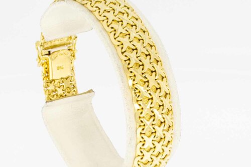 Vintage armband 750 Gold - 18,9 cm