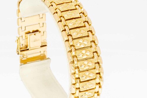 Retro Armband 18 Karat Gold - 19 cm