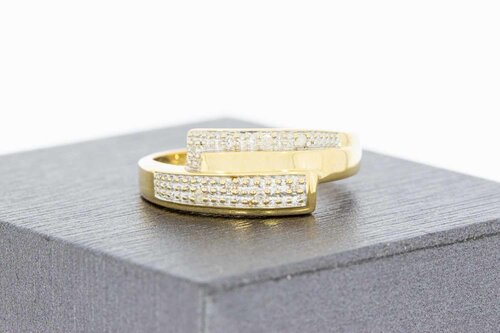 18 Karat Gold Diamant Ring - 18,5 mm