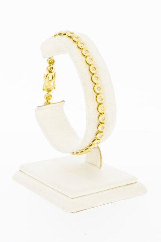 Tennisarmband 750 Gelbgold - 19,4 cm