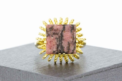 Vintage Rhodolit Ring 14 Karat - 17,4 mm